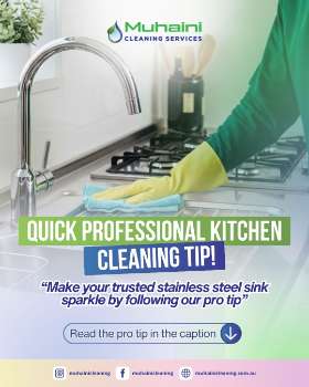 Quick Professional Kitchen Cleaning Tip: Stainless Steel Sink