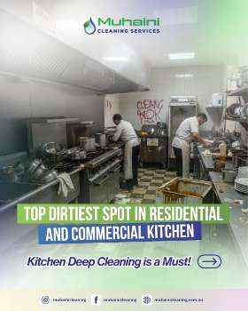 Top Dirtiest Spot in Residential and Commercial Kitchen