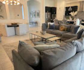 Living room cleaning