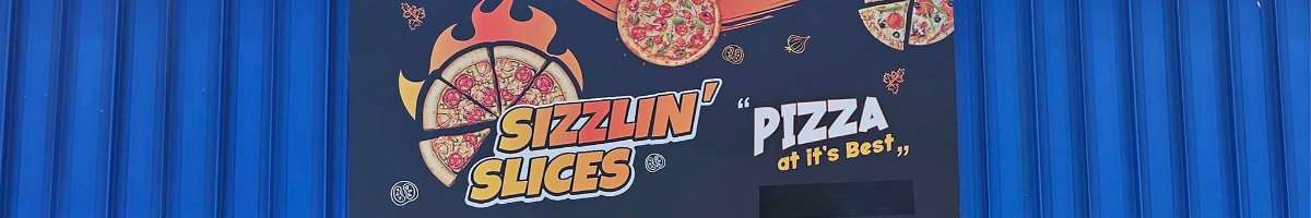 Sizzlin' Slices | Pizza Restaurant Banner