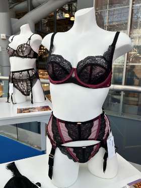 Black and Pink Combination Lingerie┃Althea's Fine Lingerie