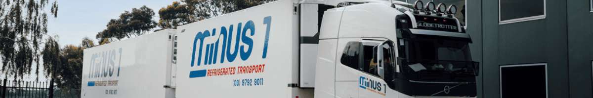 Minus 1 Refrigerated Transport Banner