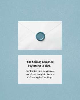 A gentle holiday reminder