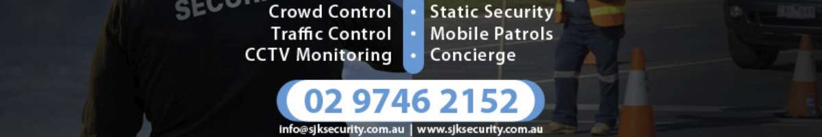 SJK Security is a Security Guards Company in Sydney Banner
