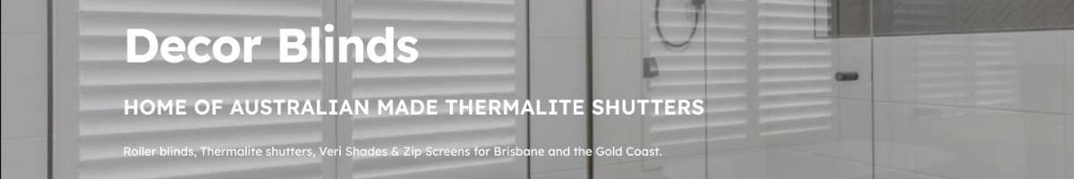 Decor Blinds Banner