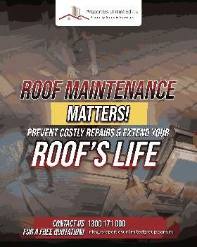 roof maintenance matters!