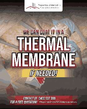 we can coat in a thermal membrane