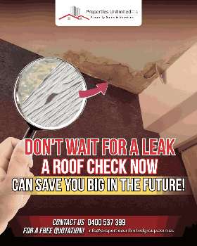 dont wait for a leak