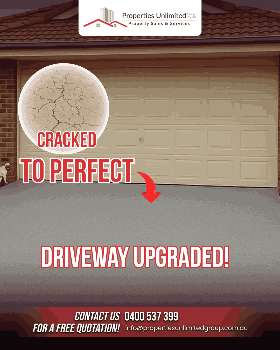 driveway upgraded!