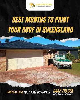 best months to paint your roof