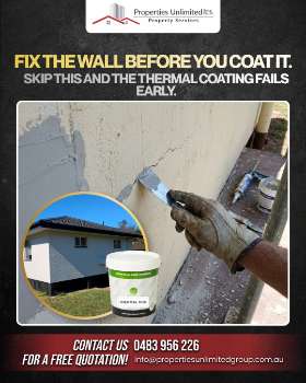 Fix the wall before you coat it
