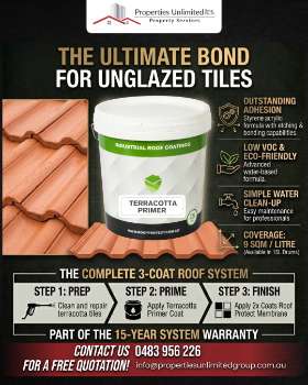 The Ultimate Bond for unglazed tiles