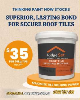 Ridge Set - roof membrane qld