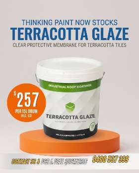 Terracotta Glaze - roof membrane qld