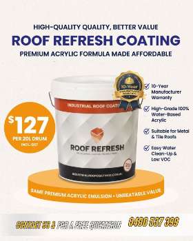 Roof Refresh - roof membrane qld