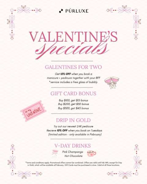 Valentine's Specials