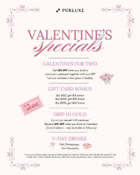 Valentine's Specials