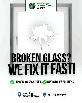 broken glass? we fix it fast!