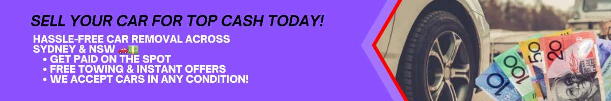 NSW Auto Wreckers | Cash for Cars Sydney Banner