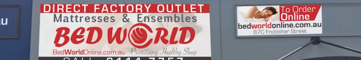Bedworld - Finest Quality Beds & Mattresses Perth Banner