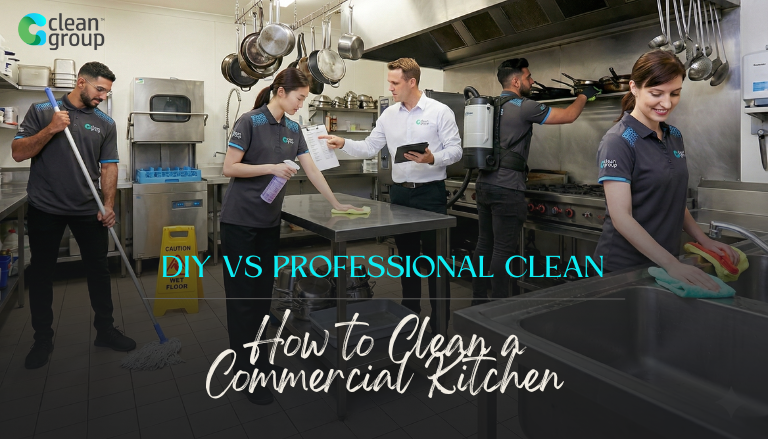 How to Clean a Commercial Kitchen: DIY vs Professional Service