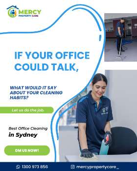 Let Mercy Property Care take care of the cleaning, so your office always has great things to say!