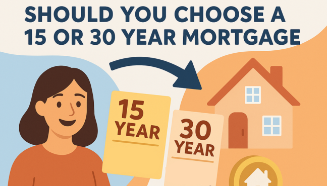 Should You Choose a 15 Year or 30 Year Mortgage?