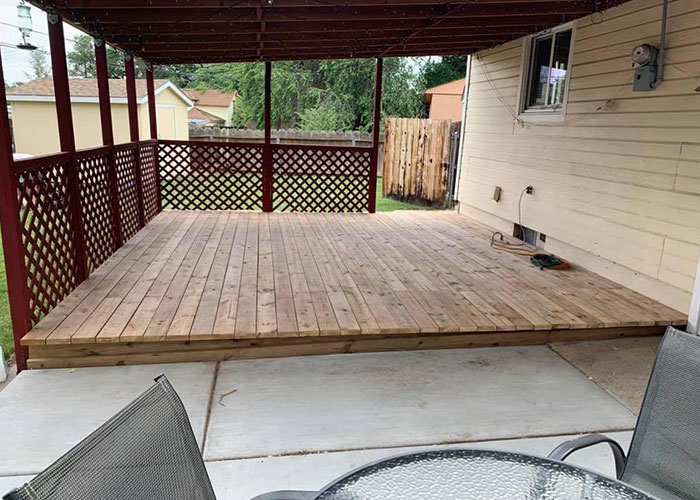 Deck and Covered Porch