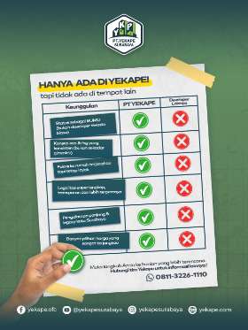 Keunggulan yang hanya bisa Anda temukan di Yekape.
