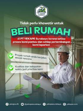 Beli rumah itu bukan cuma soal bangunannya, tapi soal proses yang aman, jelas, dan bisa dipantau.