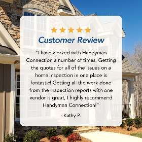 Customer review from Kathy - Handyman Connection of Coraopolis