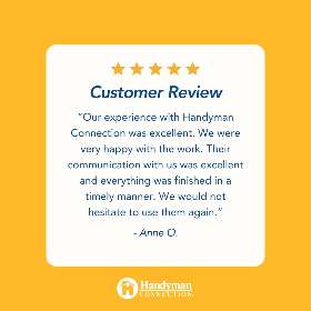 Thank you Anne - Handyman Connection of Coraopolis 