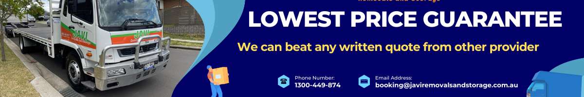 Javi Removals and Storage Banner