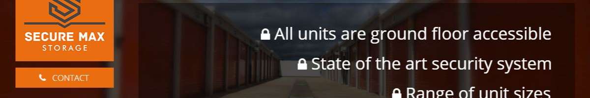 Secure Max Storage Banner