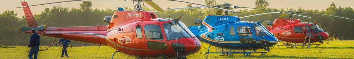 Frontier Helicopters Banner
