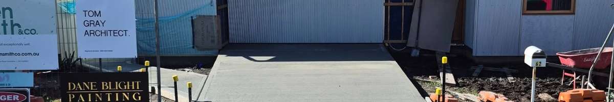 A Plus Concrete Constructions and Excavations Banner