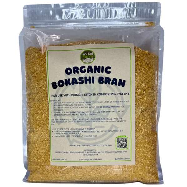 Bokashi Bran Mix 2.5KG - Organic Compost Activator For Kitchen Waste