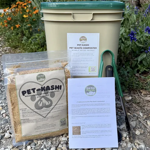Pet-Kashi Pet Waste Composter Starter Kit – 20L Complete Fermentation System