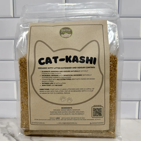 Cat-Kashi | 1.25KG Organic Kitty Litter Extender and Odour Control