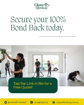 Secure your 100% bond bak today.