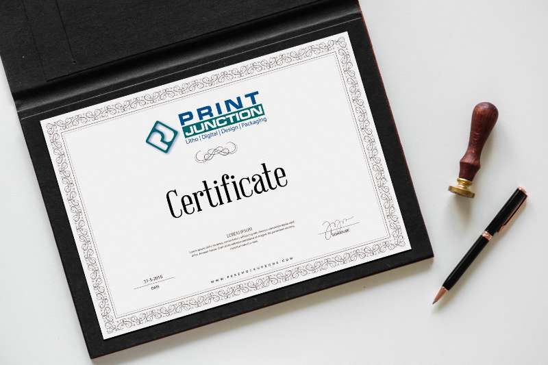 Custom Certificate Printing for Every Occasion at Print Junction