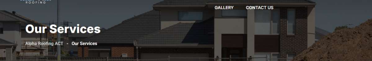 Alpha Roofing ACT Banner