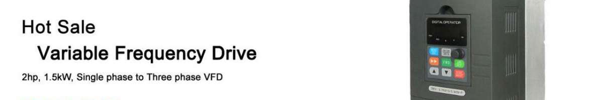 GoHz Single Phase Input & Output VFDs Banner