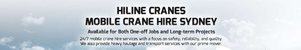HiLine Cranes Sydney Banner