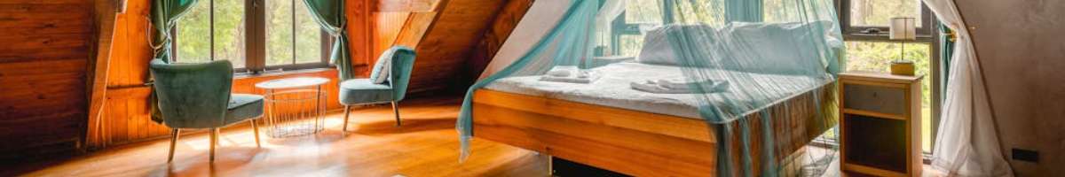 Sun-Kissed Forest Garden Banner