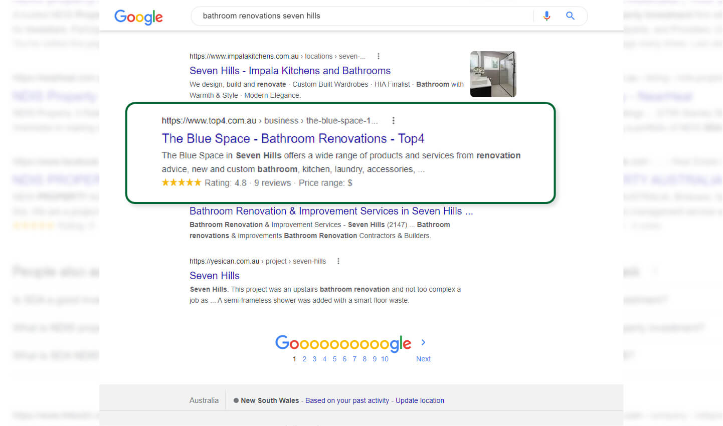 bathroom renovations seven hills